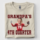 Birthday Custom Photo Football 4th Quarter