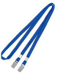 Blank Double Clip Lanyards