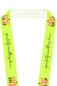 Fluorescent Neon Full Color Lanyards