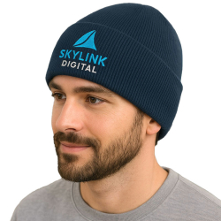 Custom Embroidered Snug Fit Beanie