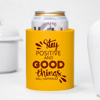 Tough Solid Foam Can Coolers