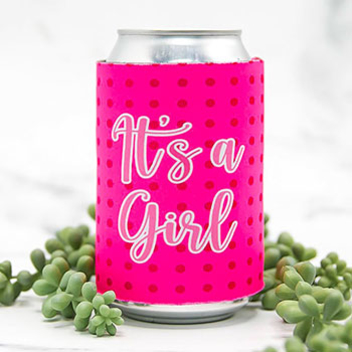 Fluorescent Neon Foam Collapsible Can Sleeves
