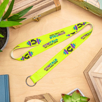 Fluorescent Neon Full Color Lanyards