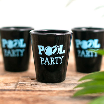 1.75oz Black Shot Glasses