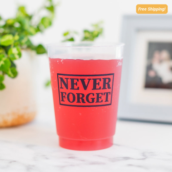 8oz Frosted Stadium Cups