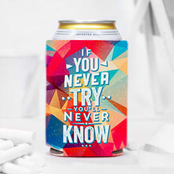 Full Color Collapsible Can Coolers