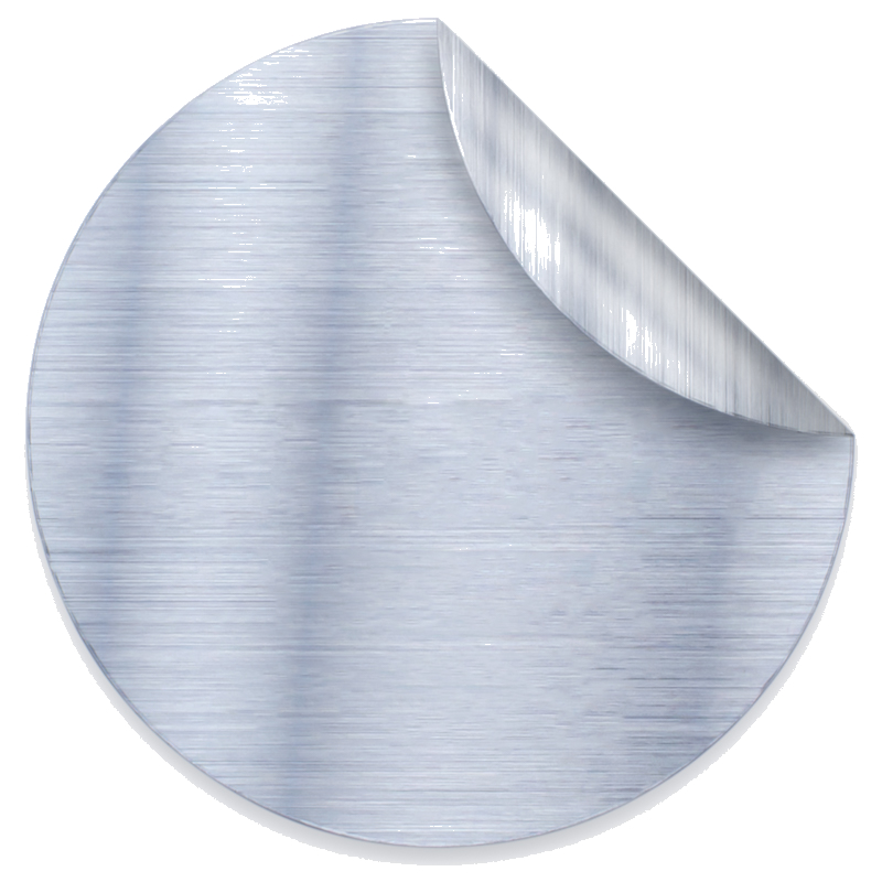 Brushed Aluminum Stickers