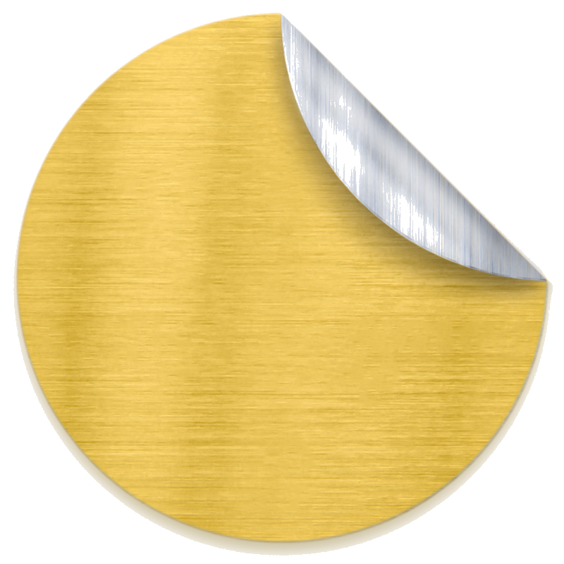 Metallic Gold Stickers