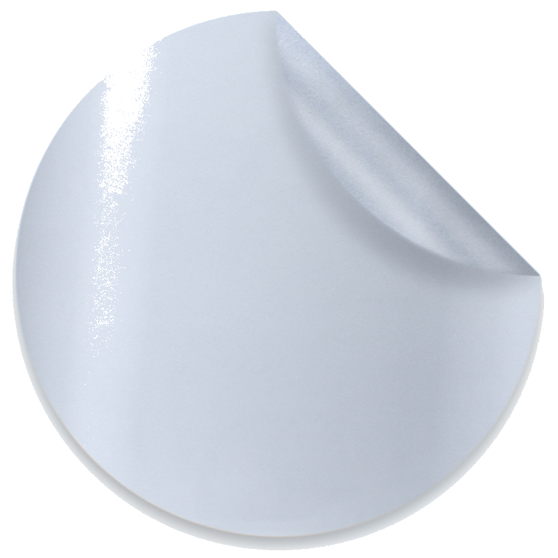 Metallic Silver Stickers