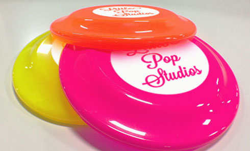 Custom Solid Color Flying Discs