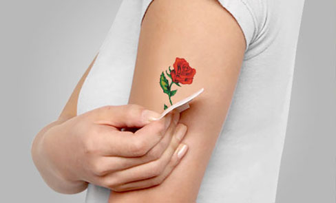 Custom Full Color Temporary Tattoos