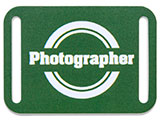 Photographer PVC Tag