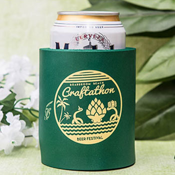 Custom Tough Solid Foam Can Coolers