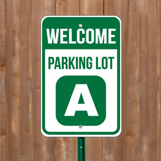 Custom Parking Lot Signs