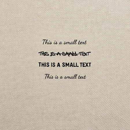 Text Too Small for Embroidery