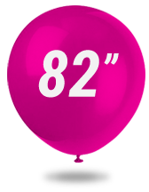 Custom 82" Latex Balloons