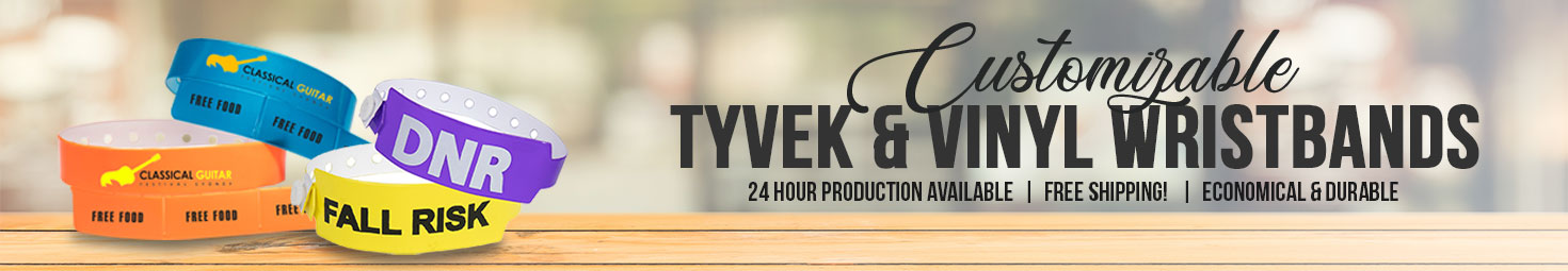 Custom Tyvek Wristbands