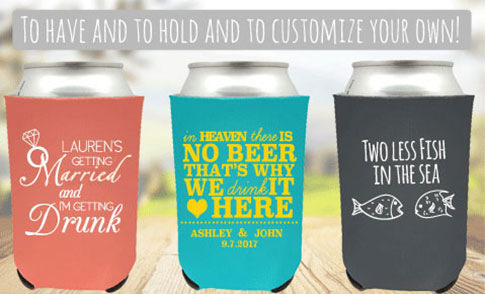 Customized Pre-Designed Koozies