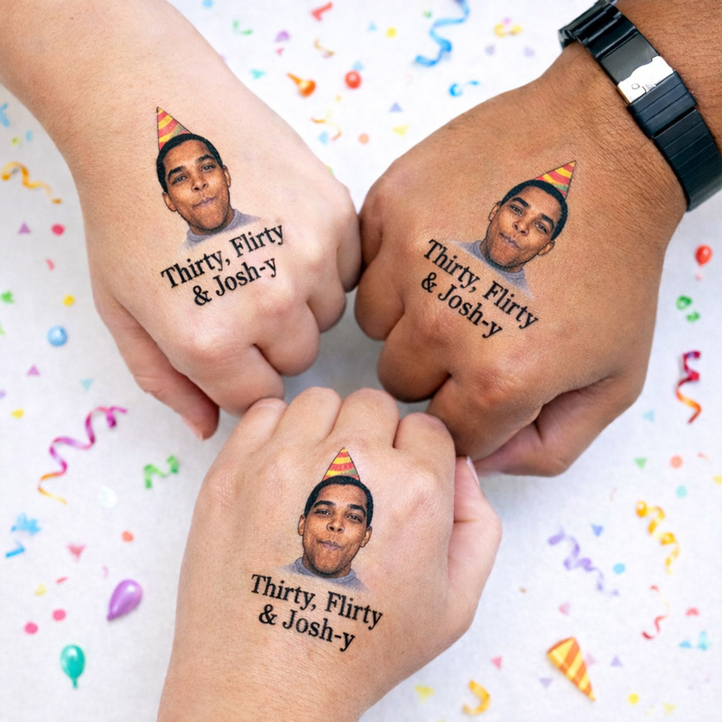 Custom Temporary Tattoos