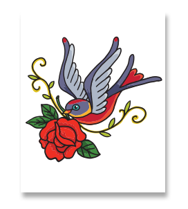 1.5" x 2" Temporary Tattoos