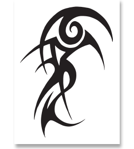 4" x 6" Temporary Tattoos