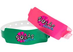 CustomWide Solid Vinyl Wristbands