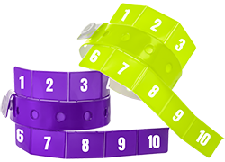 Custom 10 Tab Vinyl Wristbands
