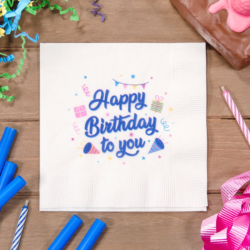 Custom 3ply Full Color Napkins