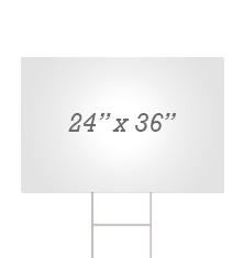 Custom 24" X 36" Yard Signs
