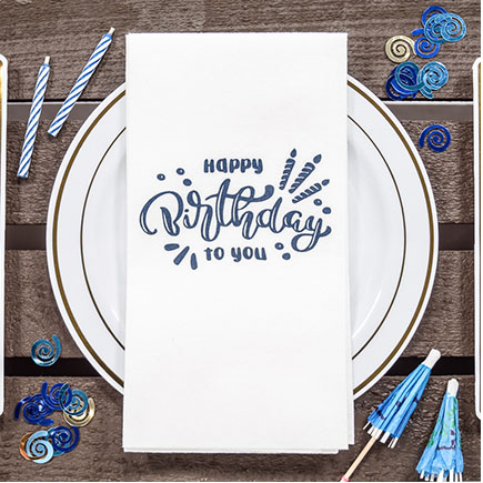 Custom Airlaid Linen-Like Buffet Guest Napkins