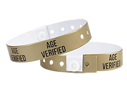 In Stock Vinyl Wristbands