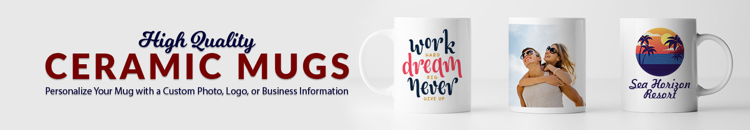 Customized Mugs - Customizable Drinkware