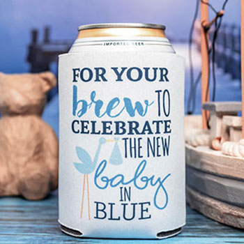 Custom Baby Shower Can Coolers