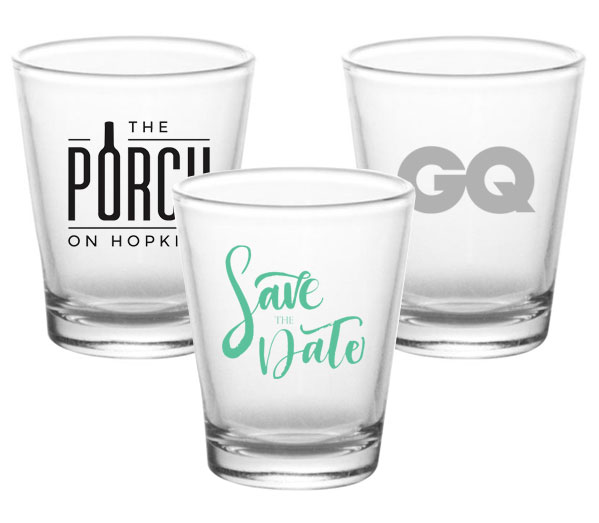 Custom 1.75oz Clear Shot Glass