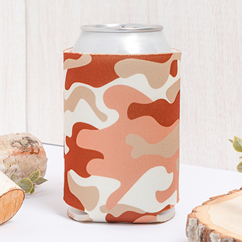 Custom Blank Colored Camo Foam Collapsible Coolies
