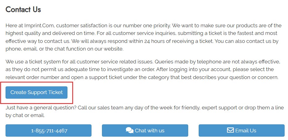 Submit a Support Ticket on Our Website