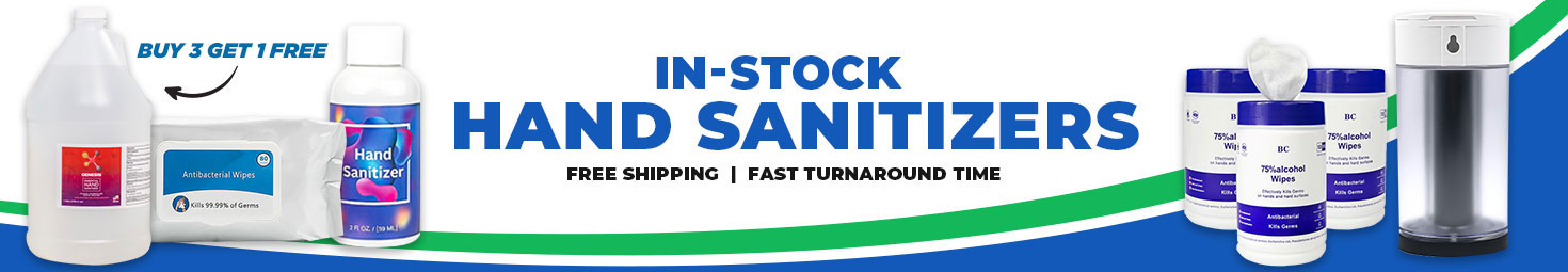 In Stock Hand Sanitizers