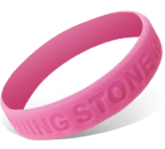 Custom Debossed Silicone Wristbands