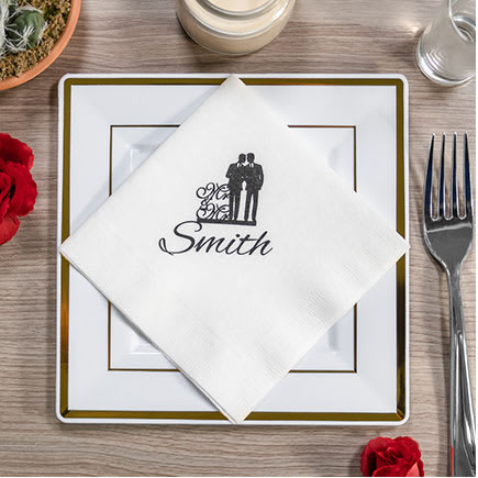 Custom Airlaid Linen-Like Dinner Diagonal Napkins