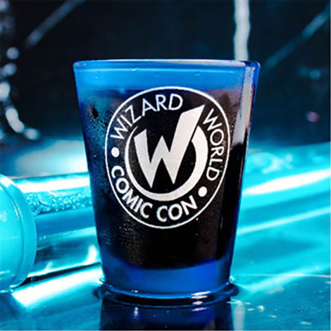 1.75oz Frosted Blue Shot Glass