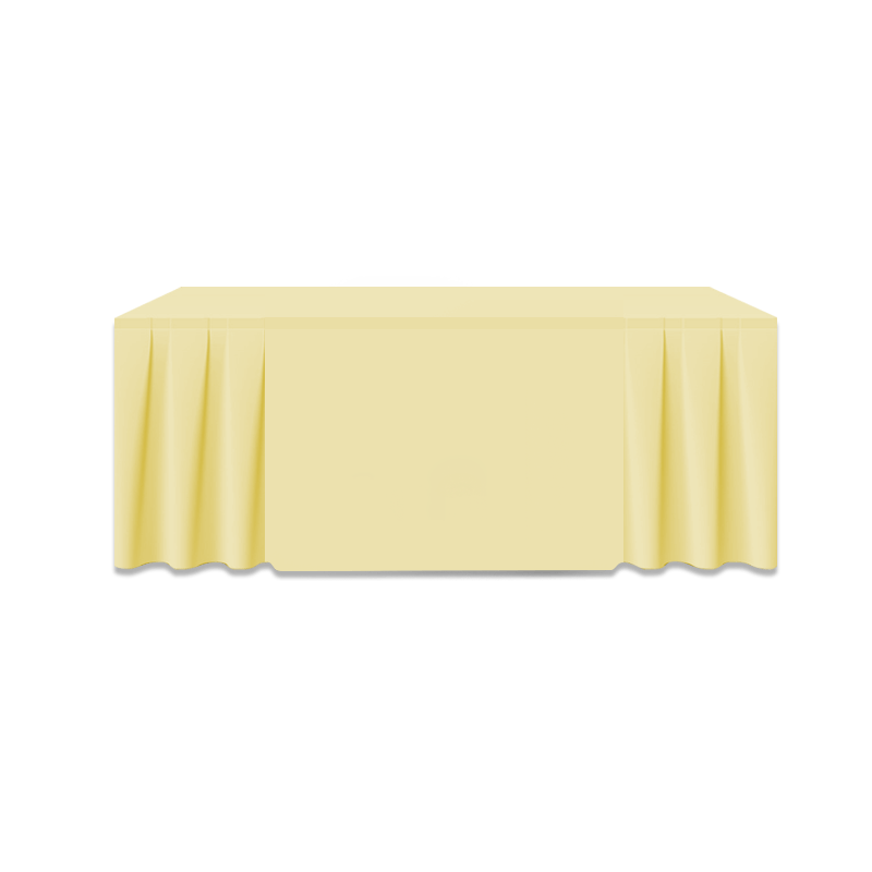 6FT Stretch Spandex Trade Show Table Cover Full Color Imprint Table