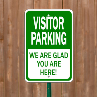 Custom Visitor Parking Signs