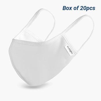Blank Sublimation Lightweight Fabric Face Masks - Box Of 20pcs
