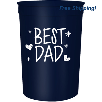 Fathers Day Best Dad 16oz Stadium Cups Style 108165