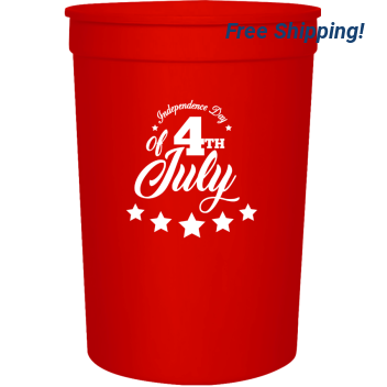 Fourth Of July 16oz Stadium Cups Style 108122