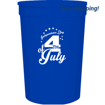 Fourth Of July 16oz Stadium Cups Style 108107
