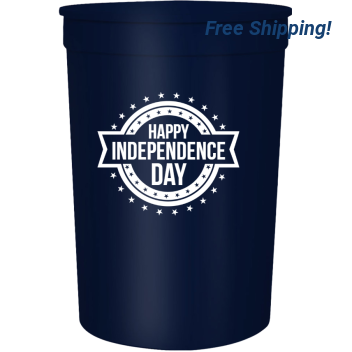 Fourth Of July Happy Independence Day 16oz Stadium Cups Style 108116