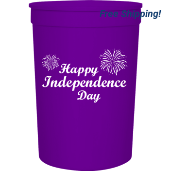 Fourth Of July Happy Independence Day 16oz Stadium Cups Style 107644