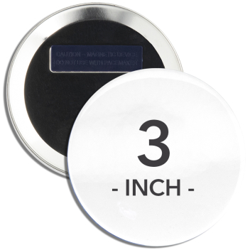 3 Inch Round Wearable Clothing Magnet Buttons