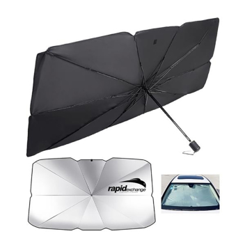 57 X 31 Inch Foldable Car Sunshade Front Windshield Umbrella